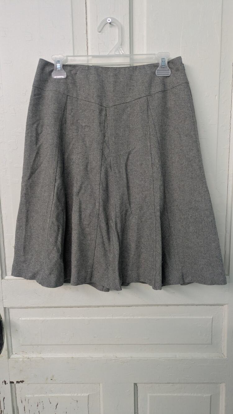 Vintage Talbots Petites Skirt Womens 8 gray